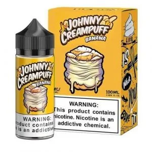 JOHNNY CREAMPUFF BANANA (100ML) – BÁNH SU KEM CHUỐI