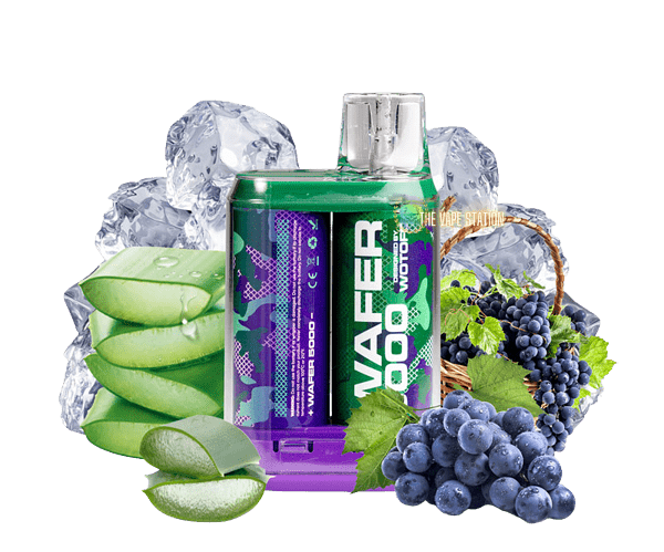Wotofo-Wafer-Aloe-Vera-Grape-5000-Hơi-Loại Pod-Dùng-một-Lần-Sạc-Được-the-vape-station