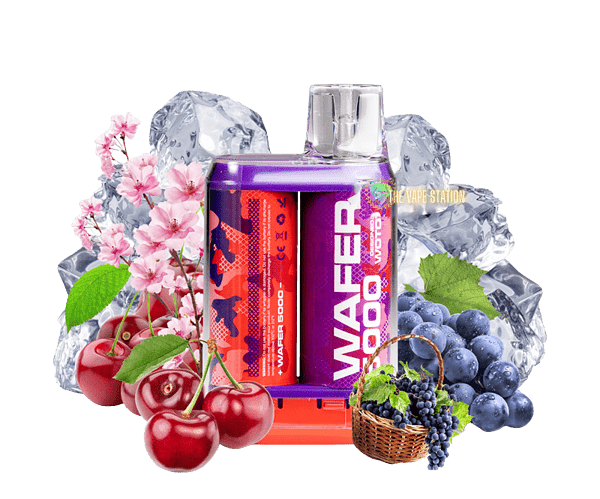 Wotofo Wafer Cherry Blossom Grape 5000 Hơi - Loại Pod Dùng một Lần Sạc Được