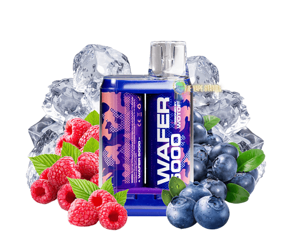 Wotofo-Wafer-Blueberry-Raspberry-5000-Hơi-Loại Pod-Dùng-một-Lần-Sạc-Được-the-vape-station