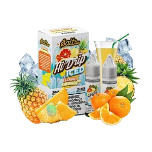 Hi Drip Island Orange Salt Nic 30ML- Hương Vị Cam Dứa Mát Lạnh
