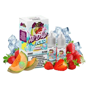 Hi Drip Honeydew Strawberry Salt Nic 30ML – Dưa Gang Dâu Lạnh