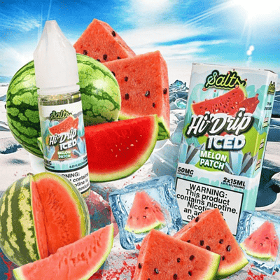 Hi Drip Honeydew Strawberry Salt Nic 30ML - Dưa Gang Dâu Lạnh