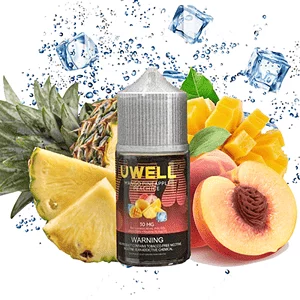 UWELL Mango Pineapple Peach Ice - Salt Nicotine: Hương Dứa Xoài Đào Lạnh - 30ml