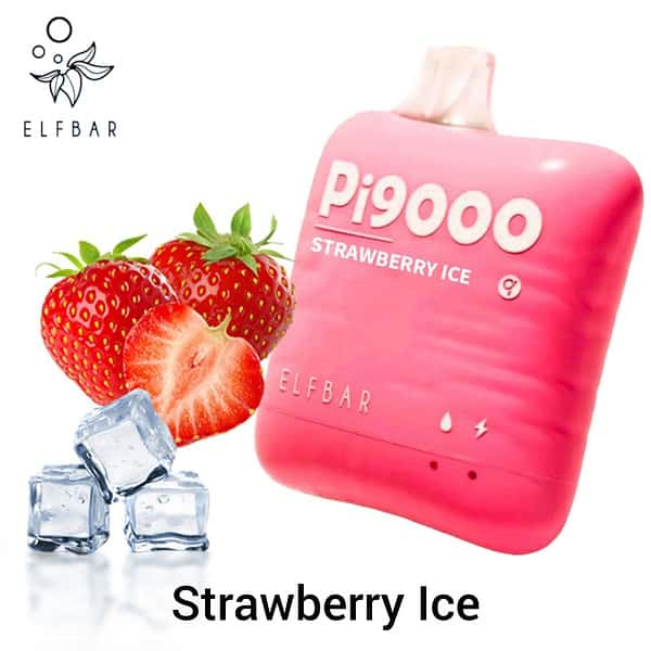 ELFBAR PI9000 5% - Strawberry Ice- Dâu Lạnh
