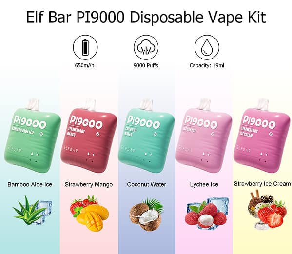 ELFBAR PI9000 5% - Double Apple- Vị Táo Lạnh