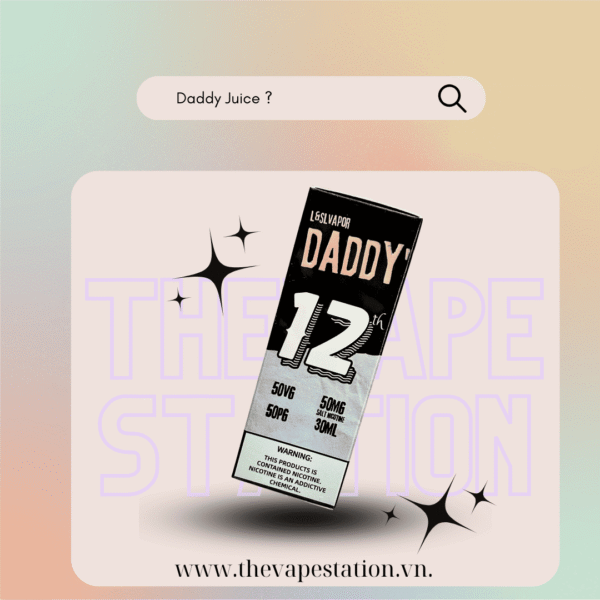 Tinh Dầu DADDY'S 12 Salt – Grape Olong Tea– Vị Trà Olong Nho