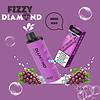 Fizzy Diamond 10000 puff 5% - Grape Melon Ice- Vị Nho Dưa Gang Lạnh