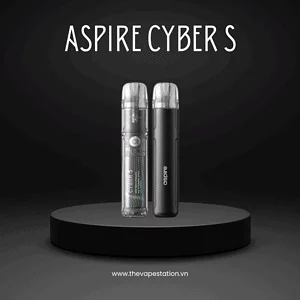 Aspire Cyber S 18w Pod Kit - Black- TheVapeStation