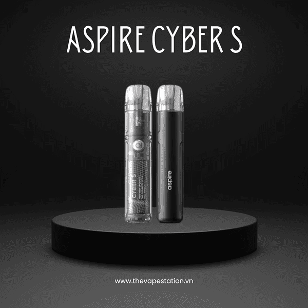 Aspire Cyber S 18w Pod Kit - Black- TheVapeStation