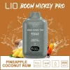 Lio Mickey Pro 12000 puff 5% - Pineapple Coconut Rum - Vị Dứa Dừa Rượu Rum