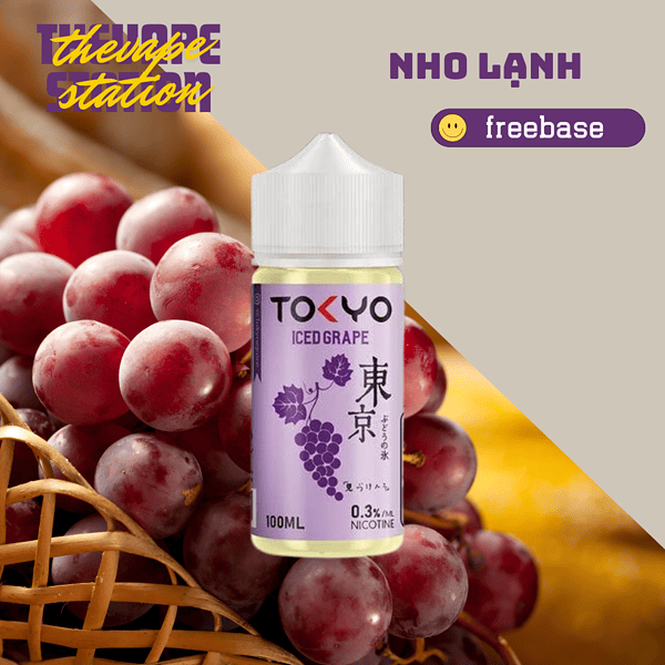 Tinh Dầu Tokyo - Grape- Vị Nho Lạnh 3mg/6mg