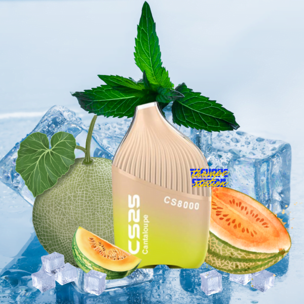 CS25 8000 puff 5% – Cantaloupe – Vị Dưa Lưới Lạnh