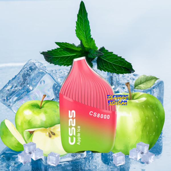 CS25 8000 puff 5% – Apple Ice – Vị Táo Lạnh