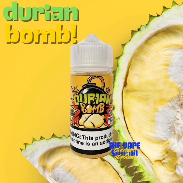 Tinh Dầu Durian Bomb - Vị Bánh Sầu Riêng Phô Mai - 3mg/100ml