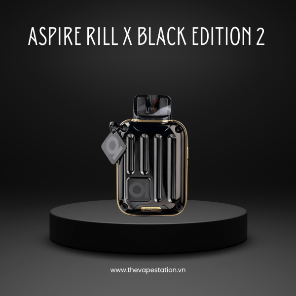 Aspire Rill X Black Limited Edition 2 - Rill X Màu Đen Phiên Bản Giới Hạn - TheVapeStation