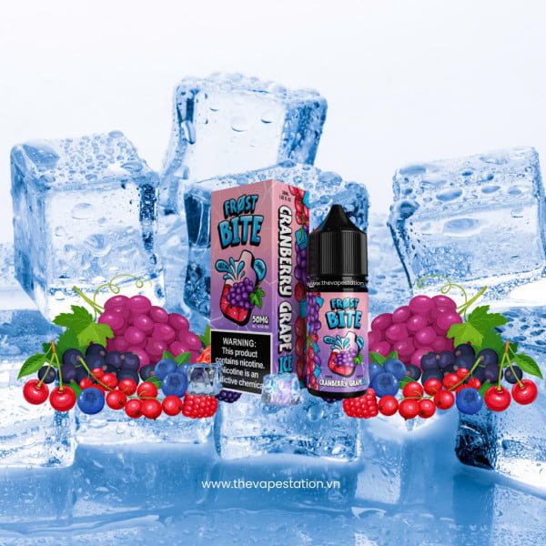 Tinh Dầu Frost Bite – Cranberry Grape - Vị Nho Mâm Xôi 30mg/50mg