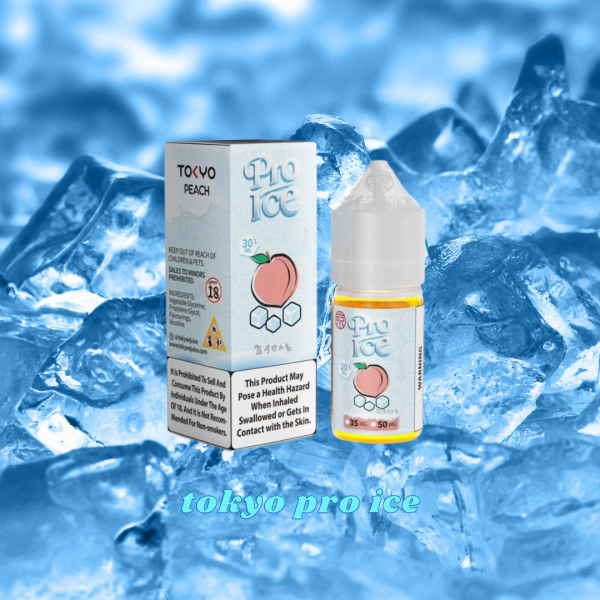 Tinh Dầu Tokyo Pro Ice - Peach- Vị Đào Lạnh 35mg/50mg