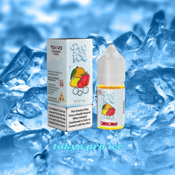 Tinh Dầu Tokyo Pro Ice – Mango Strawberry- Vị Xoài Dâu Lạnh 35mg/50mg