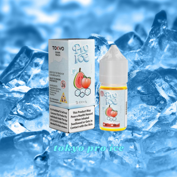 Tinh Dầu Tokyo Pro Ice – Guava Peach- Vị Ổi Đào Lạnh 35mg/50mg