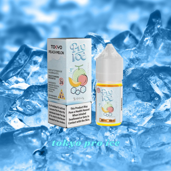 Tinh Dầu Tokyo Pro Ice – Peach Melon- Vị Đào Dưa Lưới Lạnh 35mg/50mg