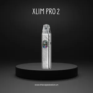 OXVA Xlim Go Kit 30W – Platinum Grey – Màu Xám Vân Lông Vũ