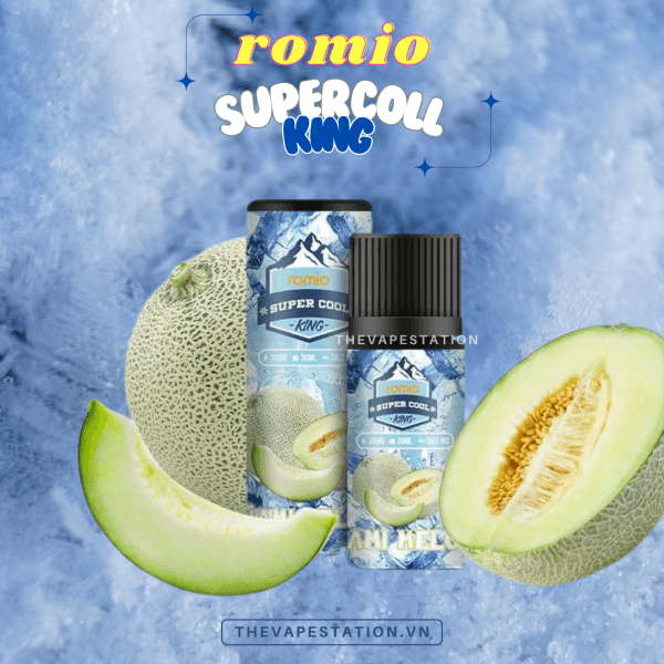Tinh Dầu Romio Super Cool – Hami Melon- Vị Dưa Lưới Lạnh 35mg/50mg